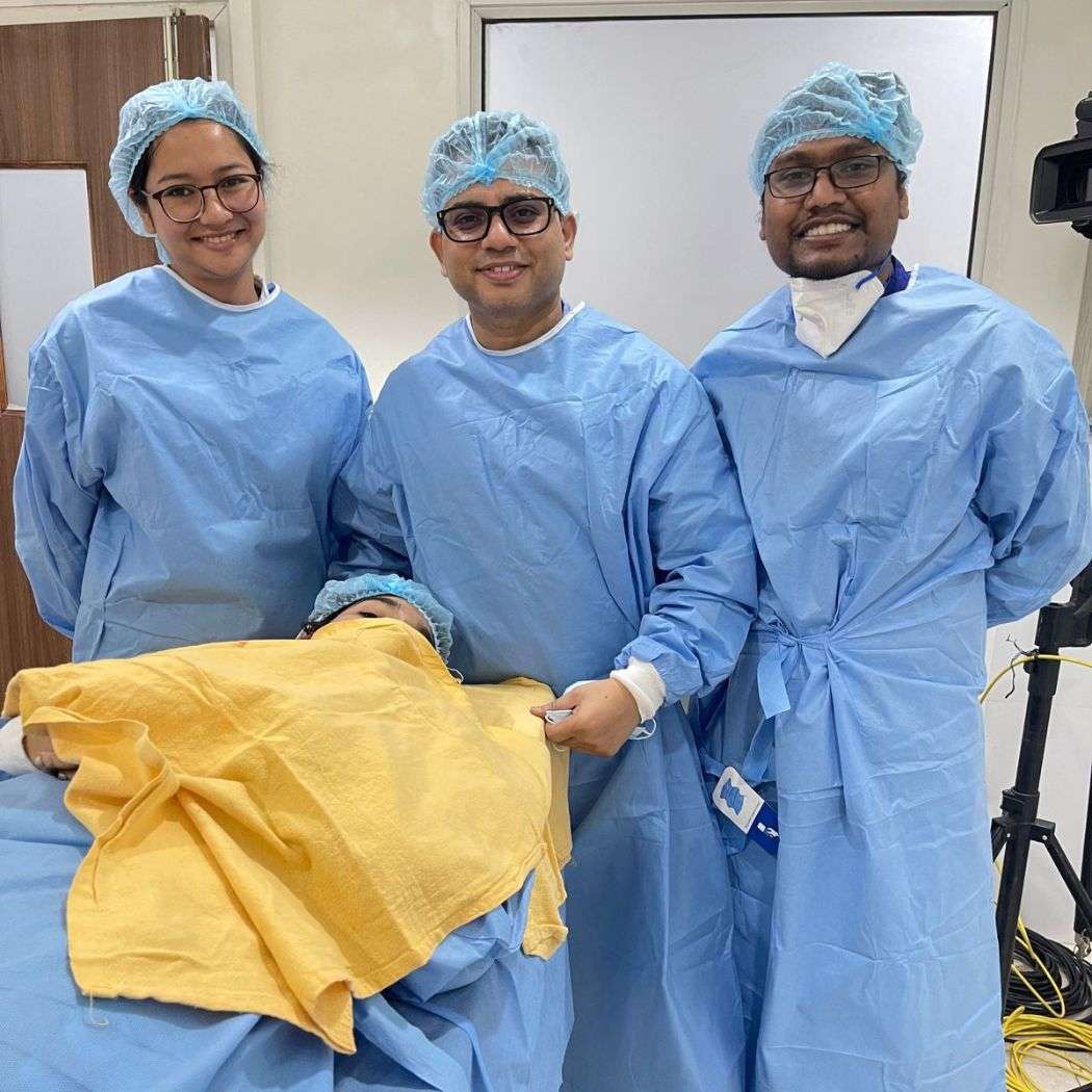 Dr Jangid Performing Surgery In Aiims