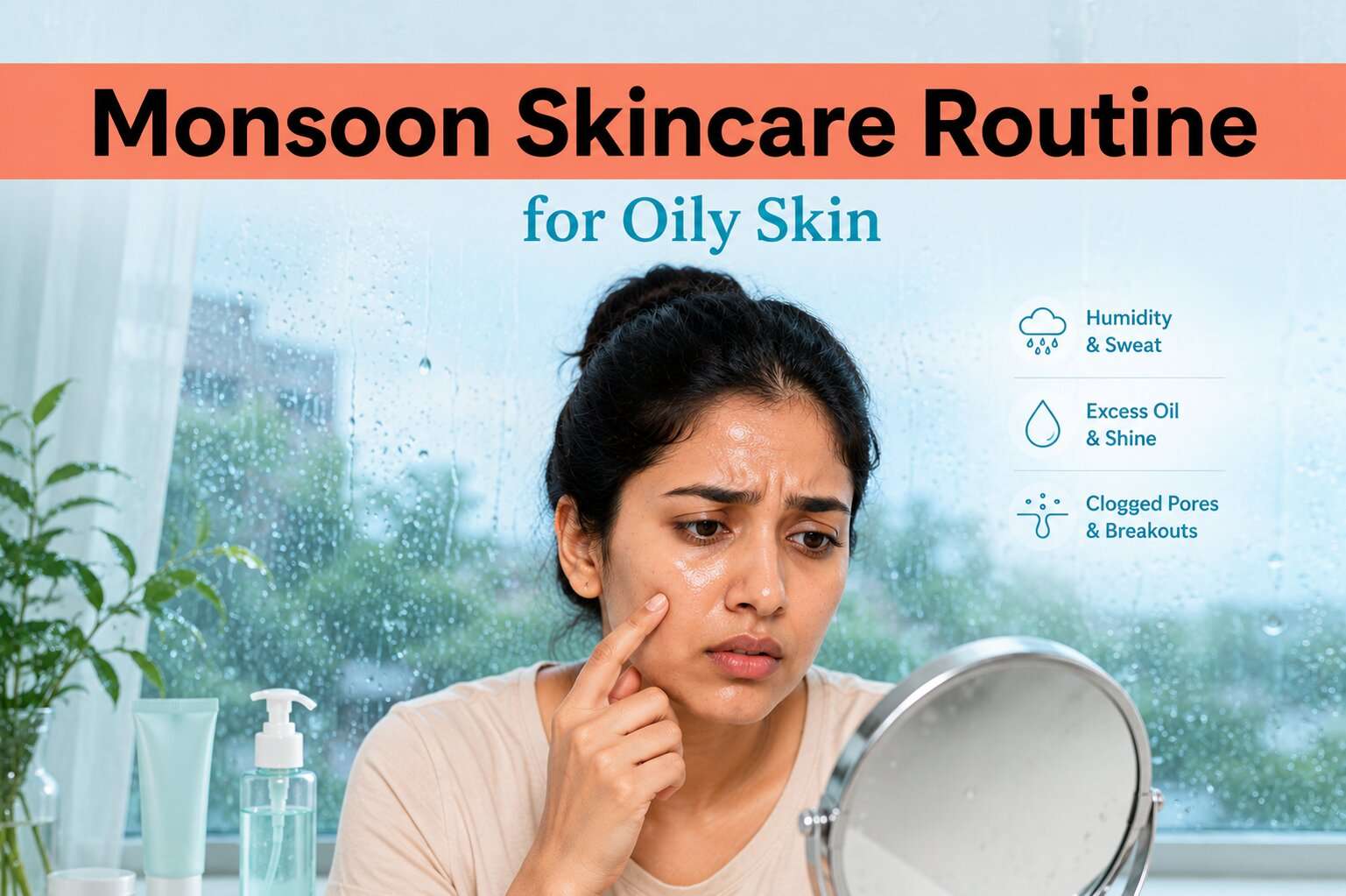 Monsoon Skincare Routine for Oily Skin