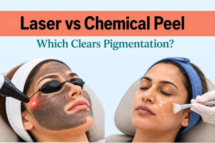 Laser vs Chemical Peel: Which Clears Pigmentation?